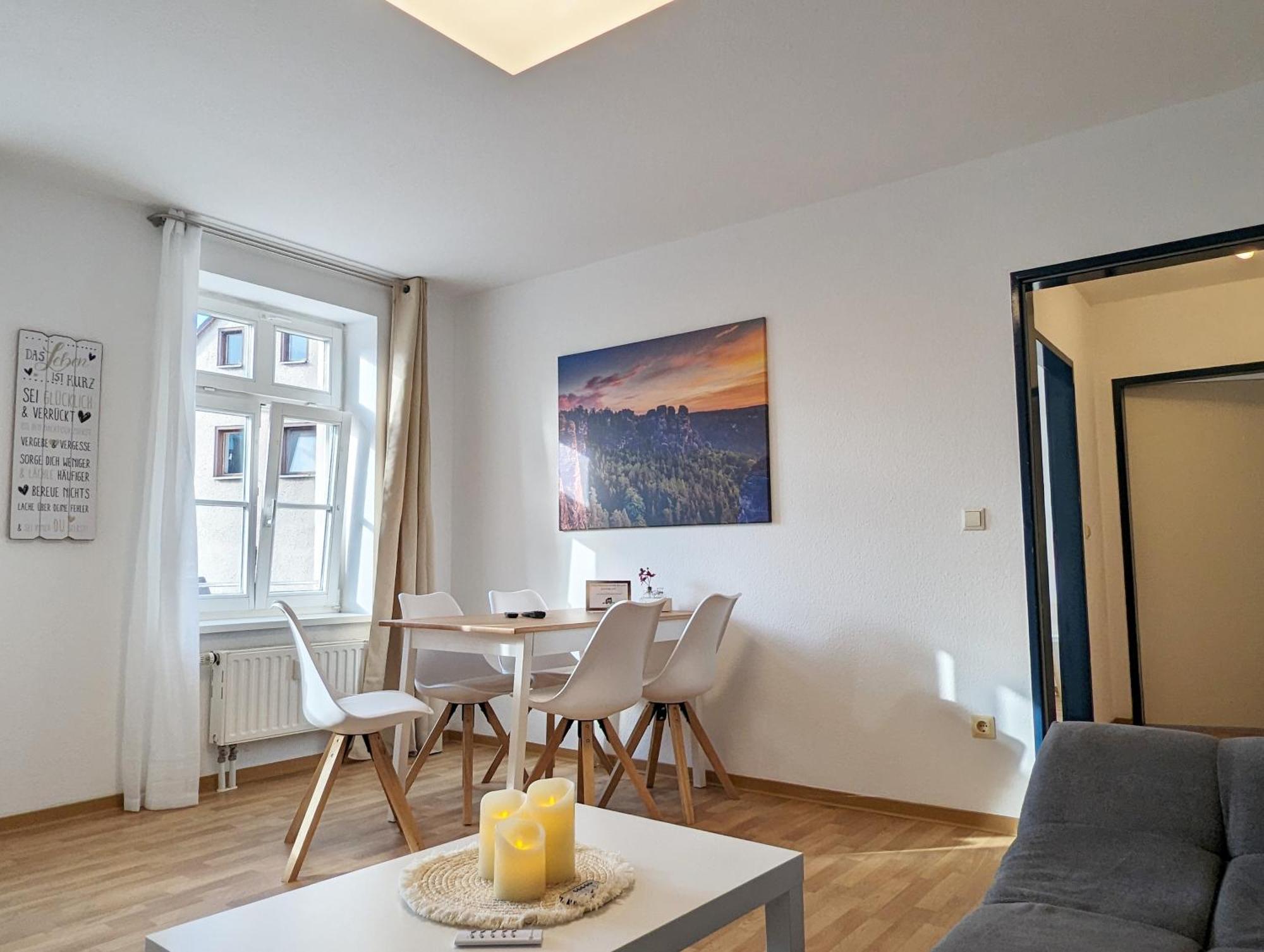 F4 - Urlaubsmagie - Grosse Wohnung Fuer Bis Zu 10 Personen Sebnitz Exterior foto
