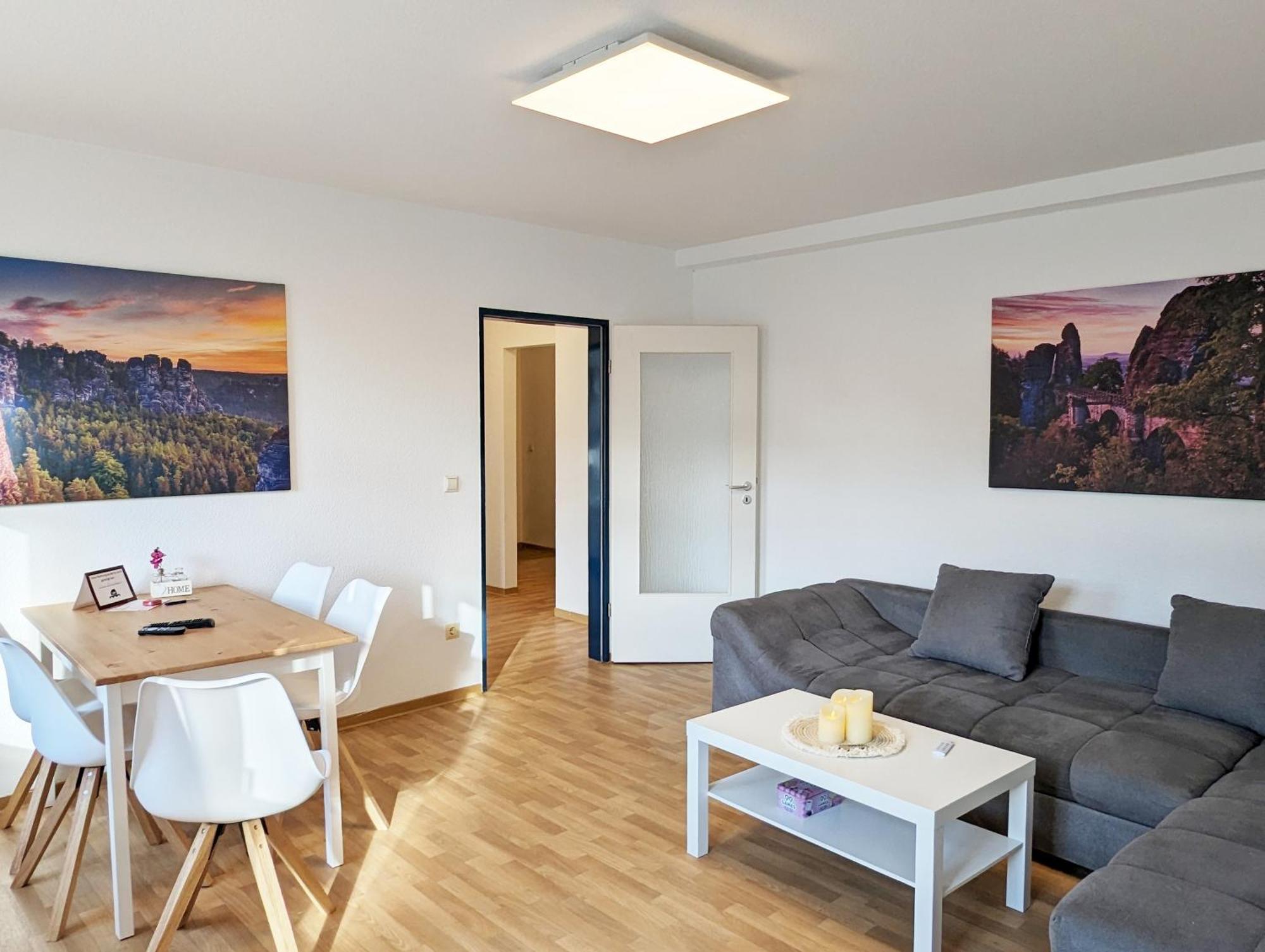 F4 - Urlaubsmagie - Grosse Wohnung Fuer Bis Zu 10 Personen Sebnitz Exterior foto